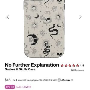 Snakes & Skulls Phone Case